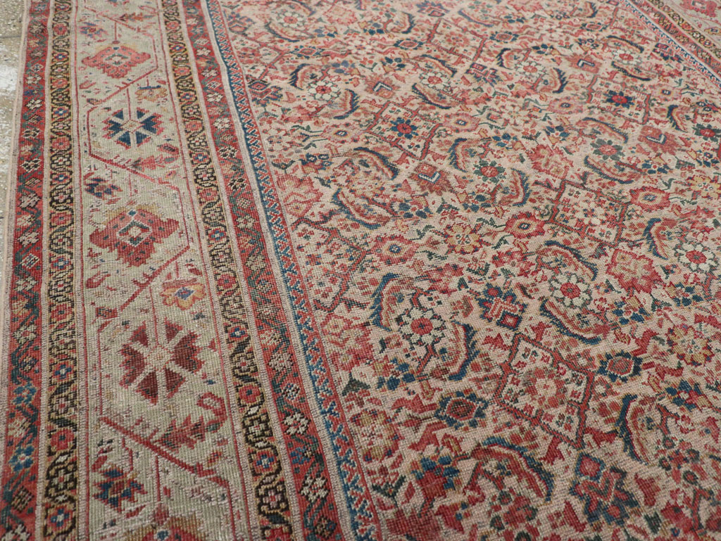 Antique Persian Fereghan Long and Narrow Gallery Carpet, No.31251 - Gsblank