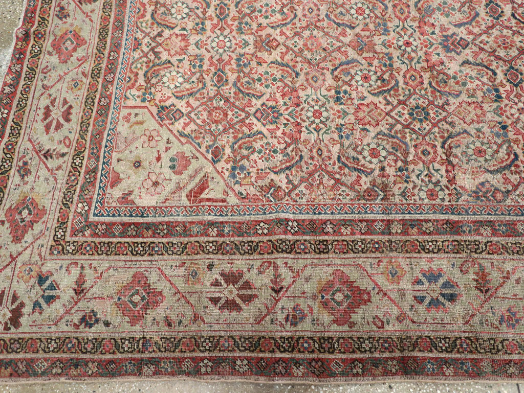 Antique Persian Fereghan Long and Narrow Gallery Carpet, No.31251 - Gsblank