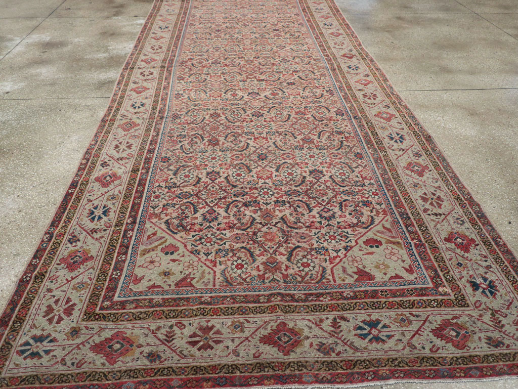 Antique Persian Fereghan Long and Narrow Gallery Carpet, No.31251 - Gsblank