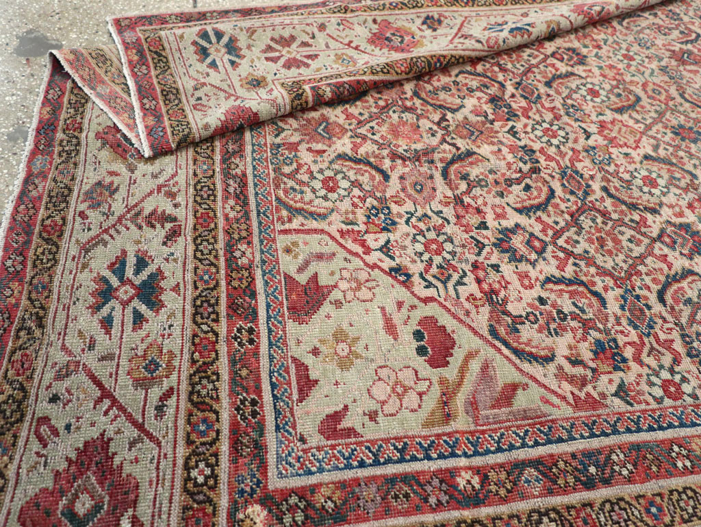 Antique Persian Fereghan Long and Narrow Gallery Carpet, No.31251 - Gsblank