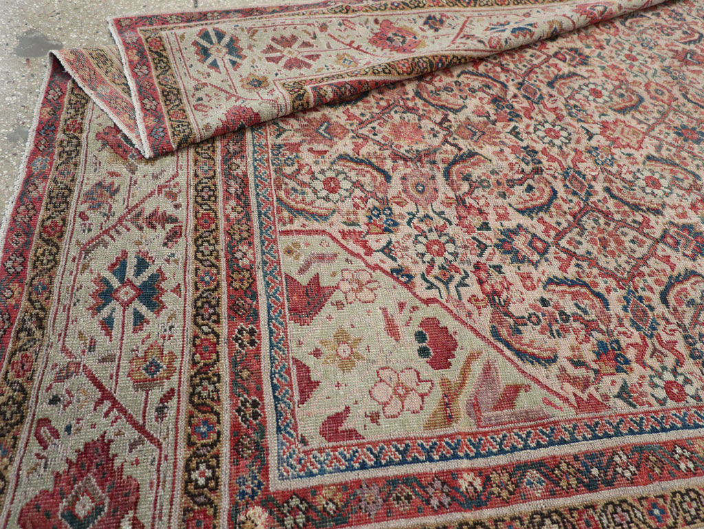 Antique Persian Fereghan Long and Narrow Gallery Carpet, No.31251 - Gsblank