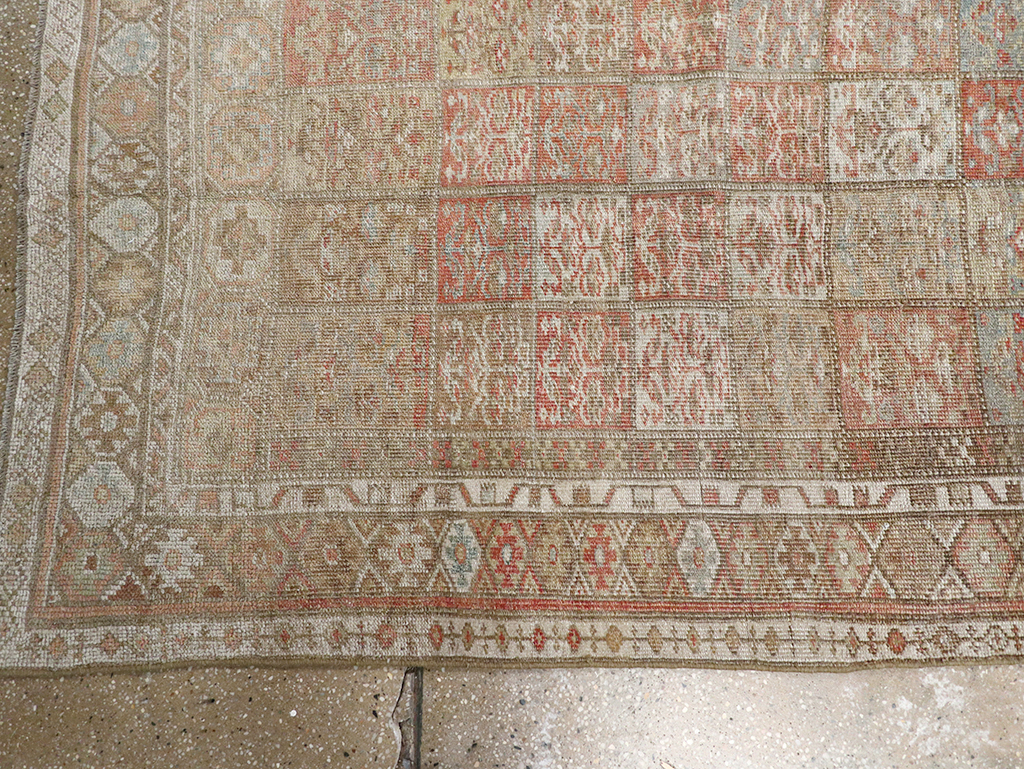 Antique Persian Kurd Bidjar Long Runner, No.31255 - Gsblank