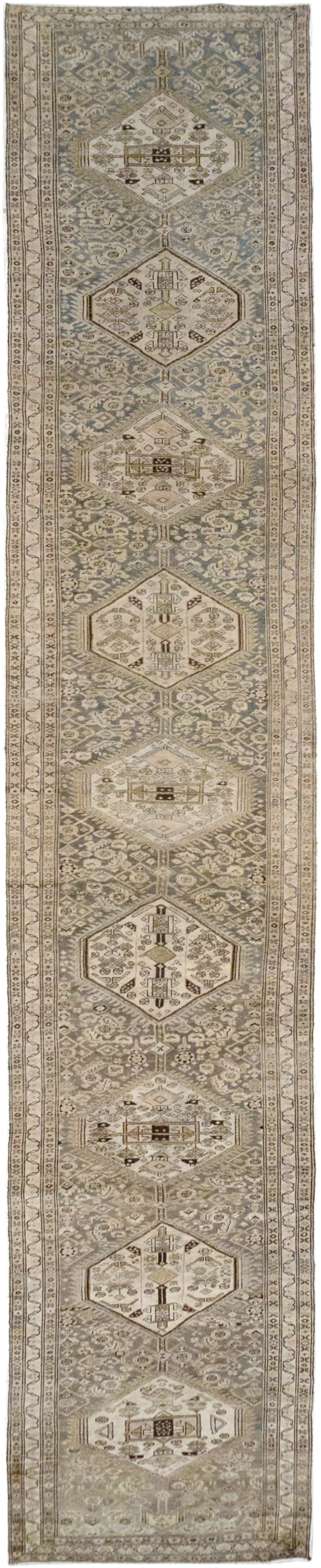 Vintage Persian Malayer Runner, No.31257 - Gsblank