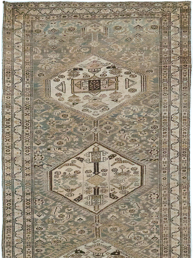 Vintage Persian Malayer Runner, No.31257 - Gsblank