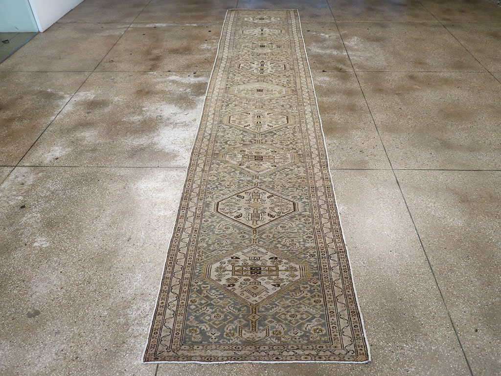 Vintage Persian Malayer Runner, No.31257 - Gsblank