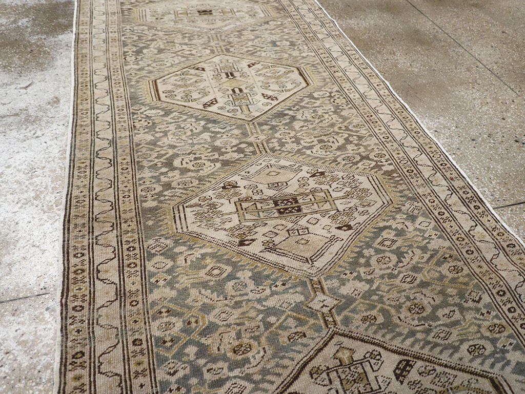 Vintage Persian Malayer Runner, No.31257 - Gsblank