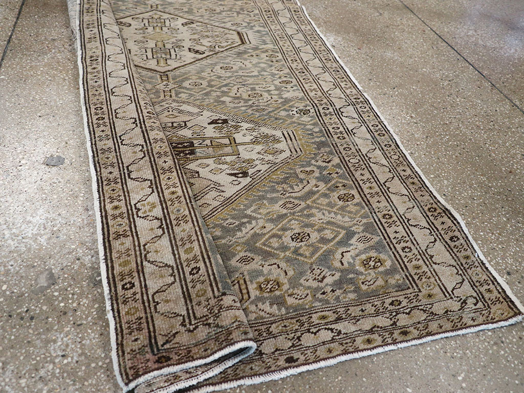 Vintage Persian Malayer Runner, No.31257 - Gsblank