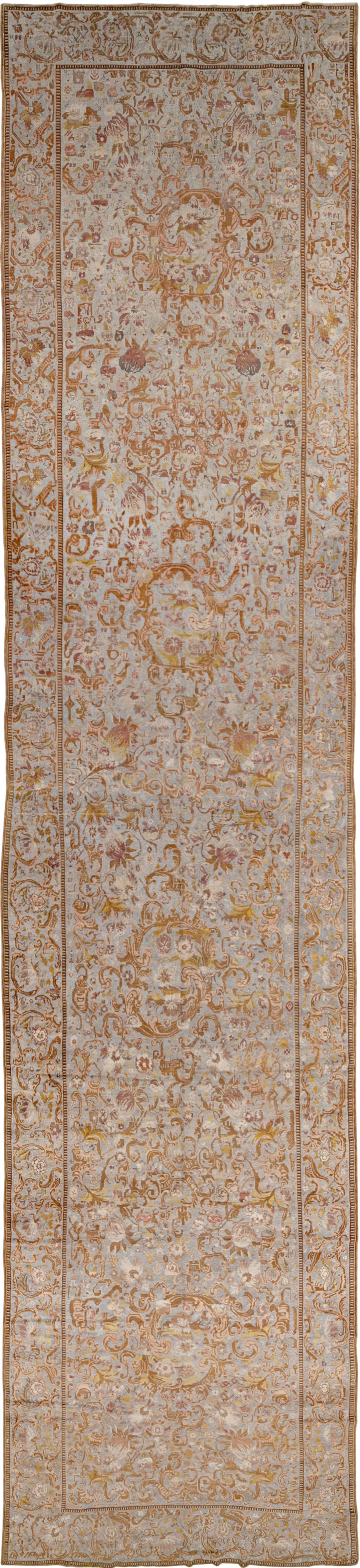 Antique Caucasian Karabagh Long and Narrow Carpet, No.31259 - Gsblank