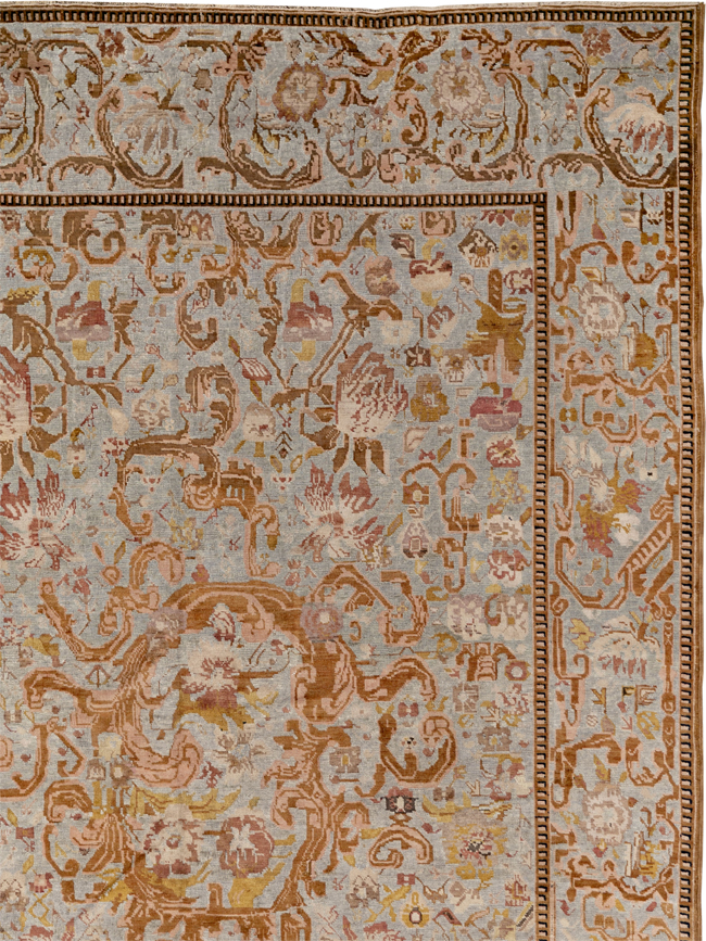 Antique Caucasian Karabagh Long and Narrow Carpet, No.31259 - Gsblank