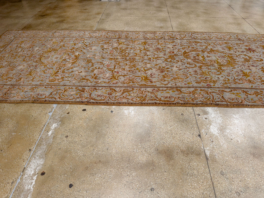 Antique Caucasian Karabagh Long and Narrow Carpet, No.31259 - Gsblank