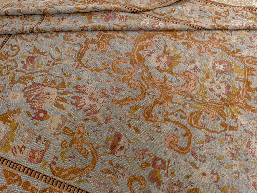 Antique Caucasian Karabagh Long and Narrow Carpet, No.31259 - Gsblank