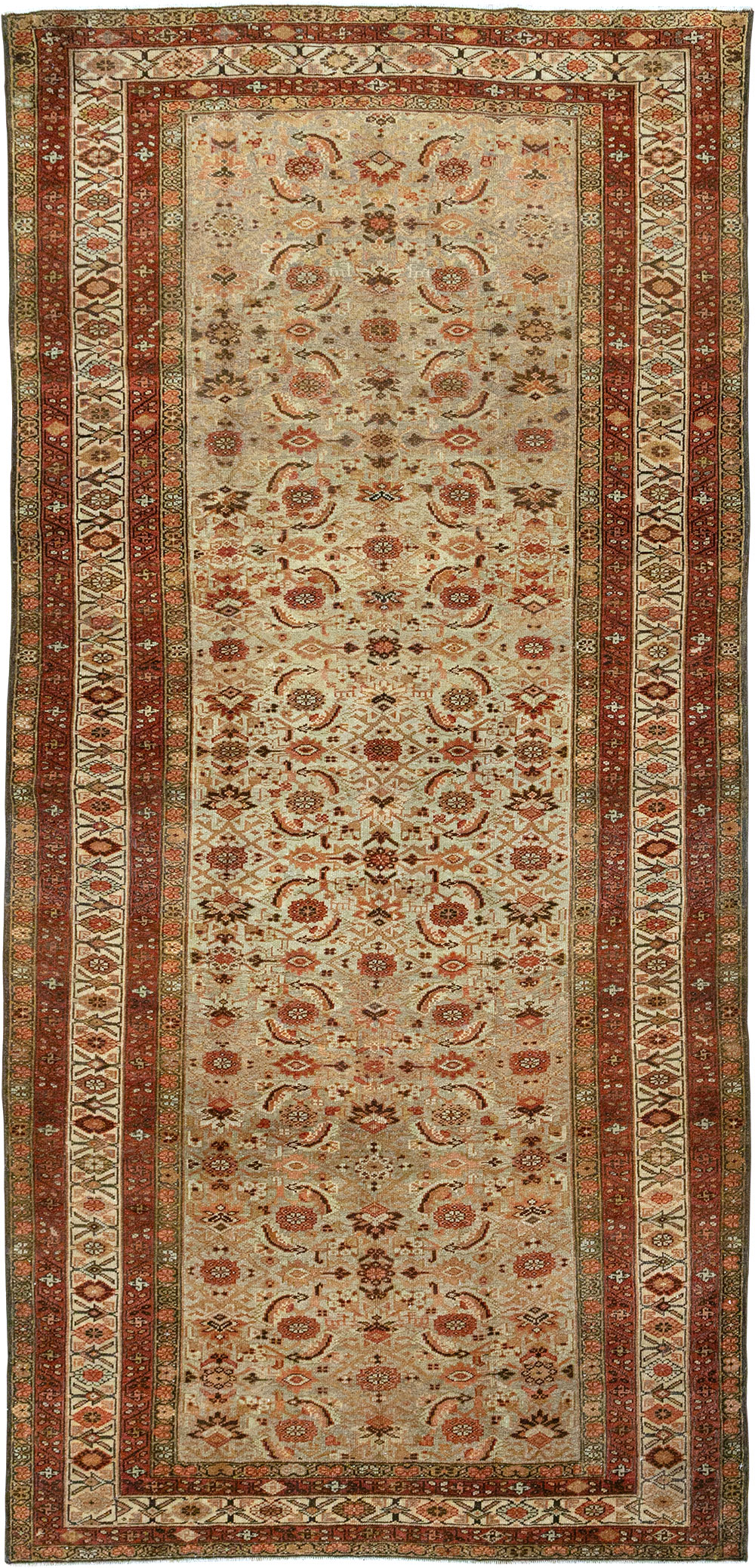 Antique Persian Kurdish Accent Rug, No.31261 - Gsblank