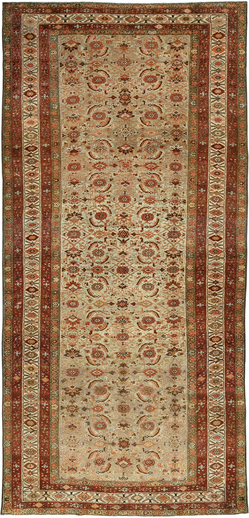 Antique Persian Kurdish Accent Rug, No.31261 - Gsblank