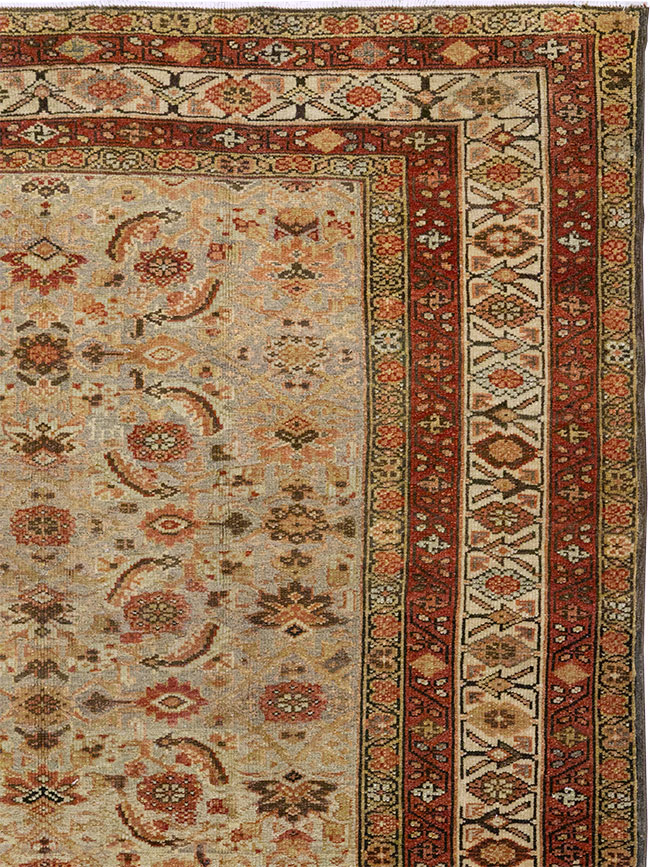 Antique Persian Kurdish Accent Rug, No.31261 - Gsblank