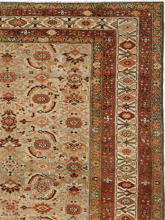 Antique Persian Kurdish Accent Rug, No.31261 - Gsblank