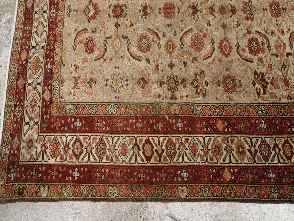 Antique Persian Kurdish Accent Rug, No.31261 - Gsblank