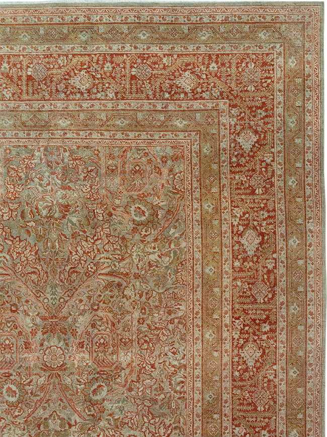 Antique Persian Tabriz Large Carpet, No.31263 - Gsblank