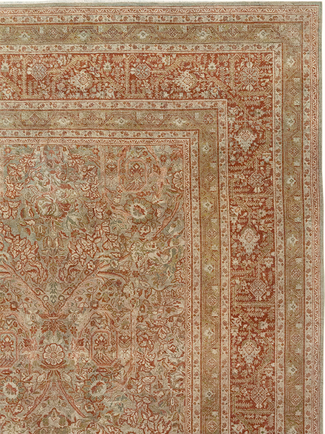 Antique Persian Tabriz Large Carpet, No.31263 - Gsblank