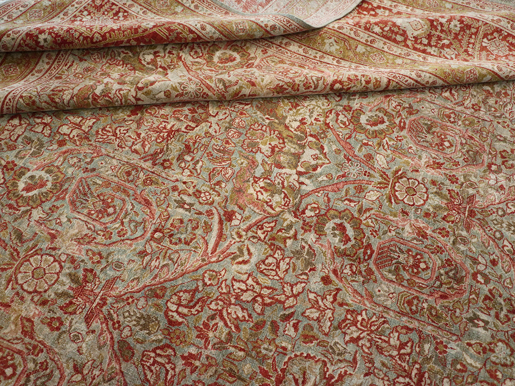 Antique Persian Tabriz Large Carpet, No.31263 - Gsblank