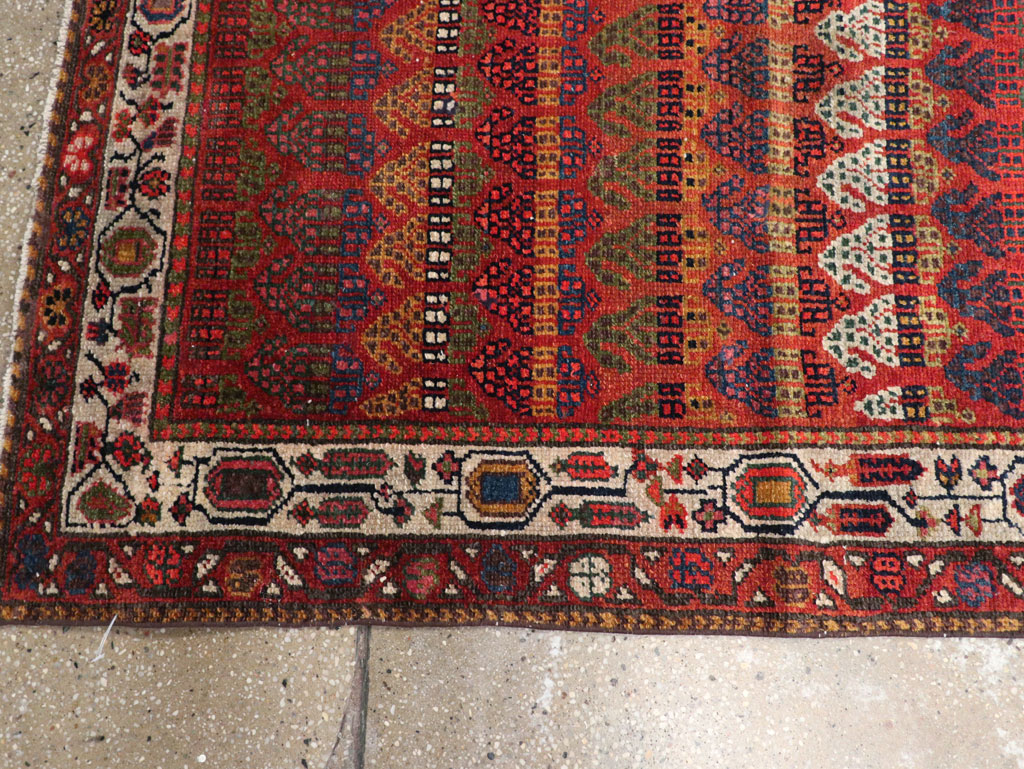Antique Persian Malayer Long Runner, No.31265 - Gsblank