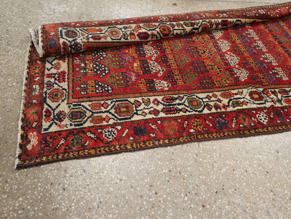 Antique Persian Malayer Long Runner, No.31265 - Gsblank