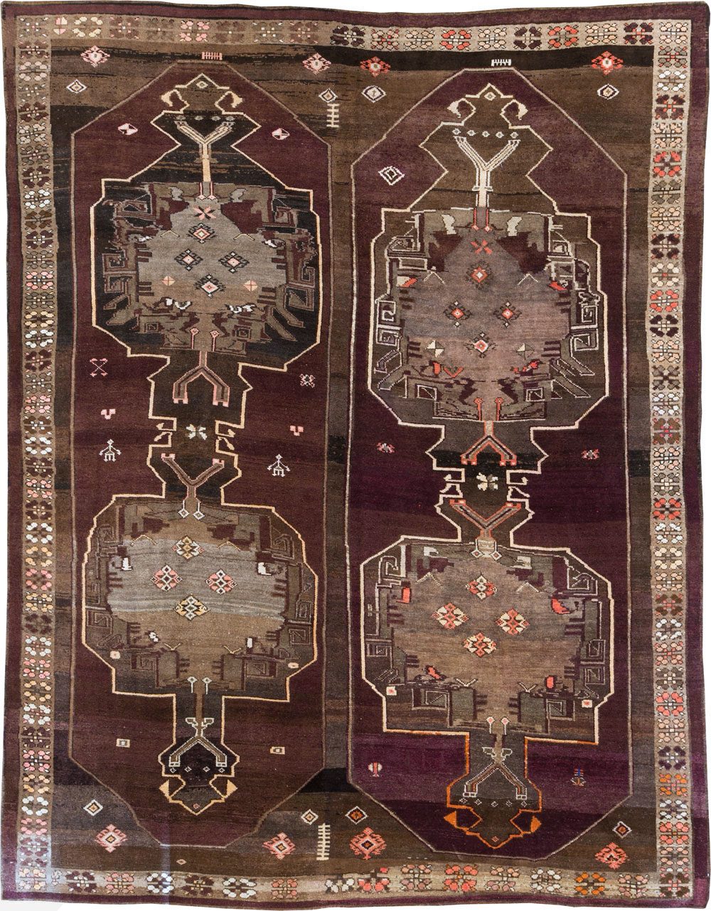 Vintage Turkish Anatolian Large Room Size Carpet, No.31269 - Gsblank