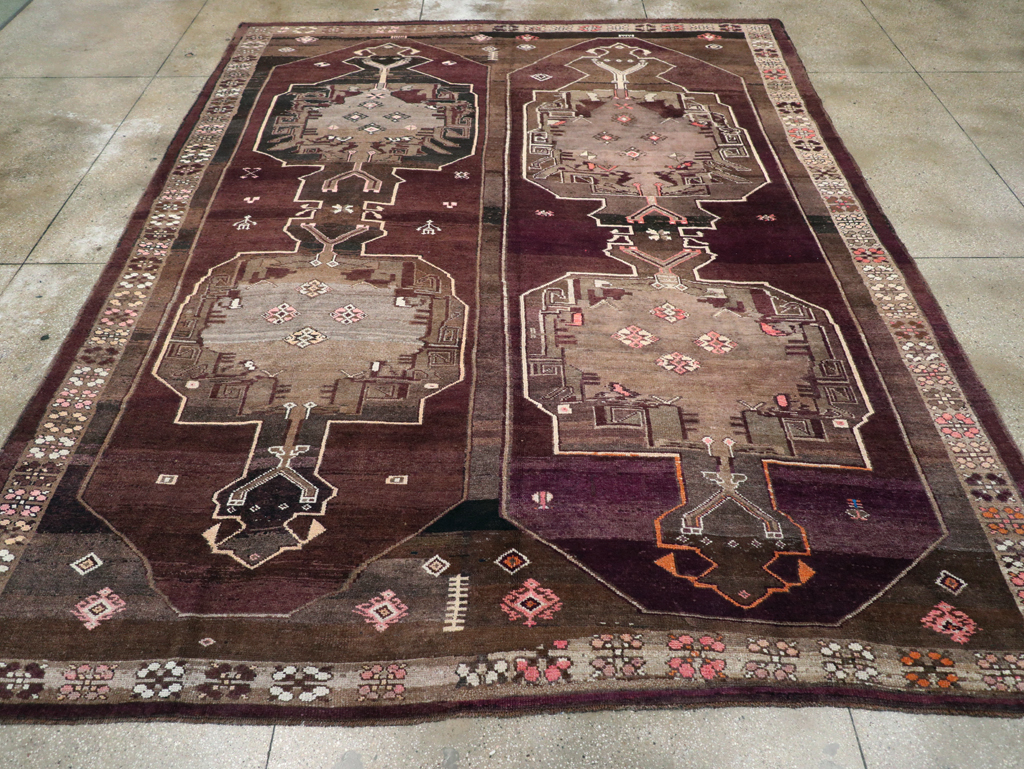 Vintage Turkish Anatolian Large Room Size Carpet, No.31269 - Gsblank