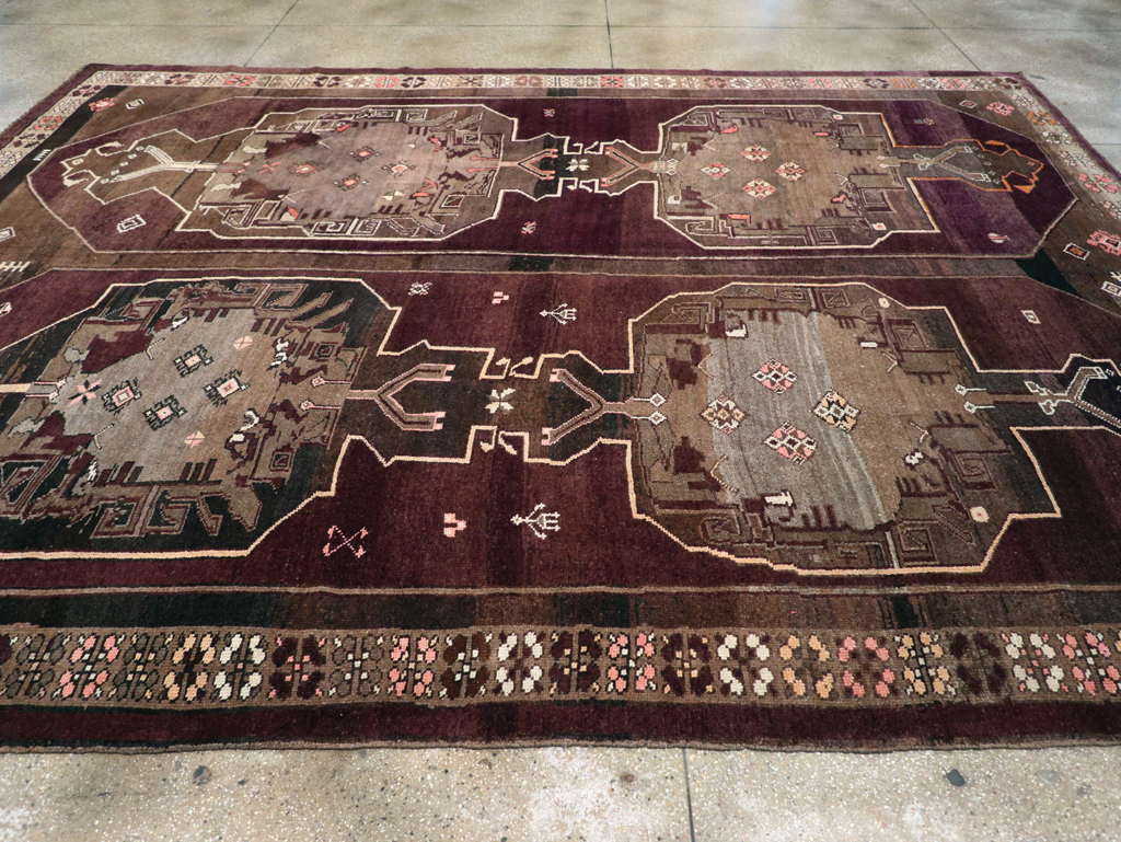 Vintage Turkish Anatolian Large Room Size Carpet, No.31269 - Gsblank