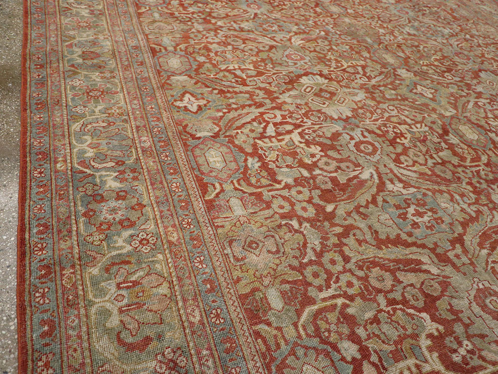 Antique Persian Mahal Room Size Carpet, No.31270 - Gsblank