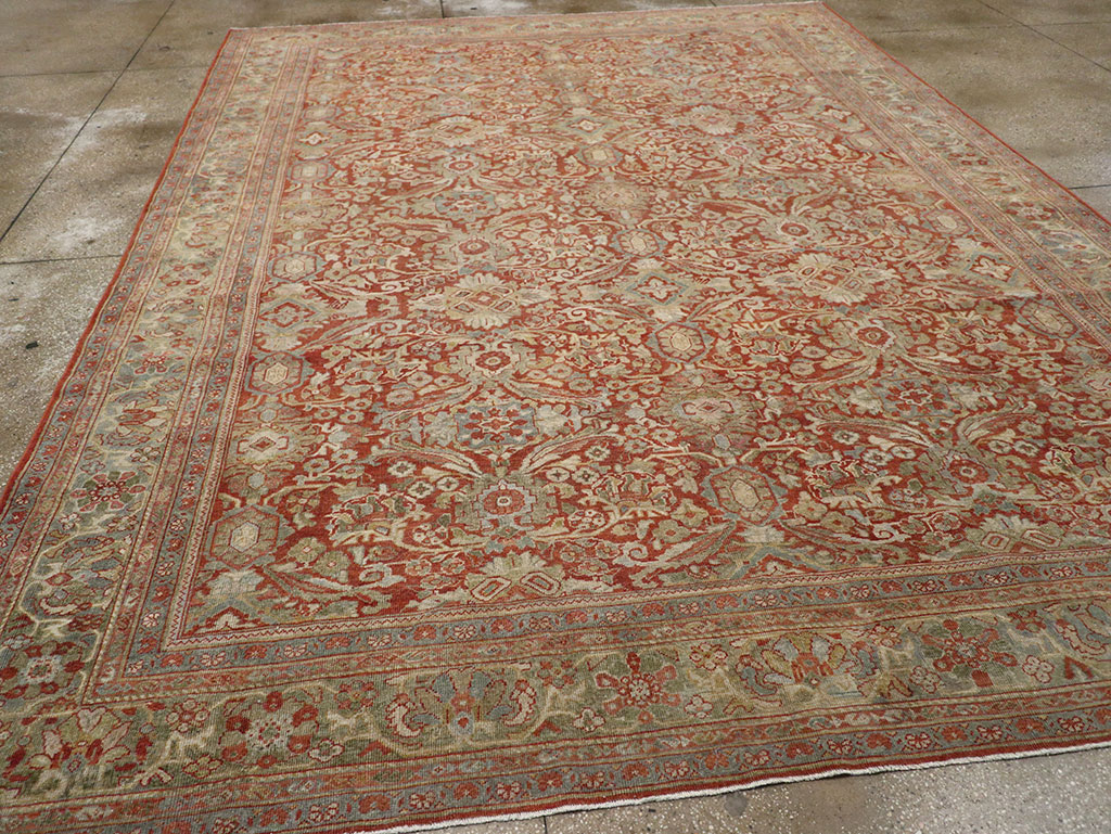 Antique Persian Mahal Room Size Carpet, No.31270 - Gsblank
