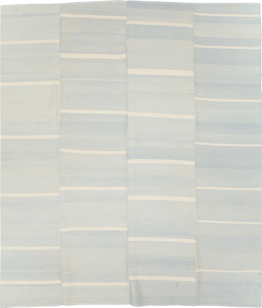 Contemporary Turkish Flatweave Kilim Room Size Carpet, No.31277 - Gsblank