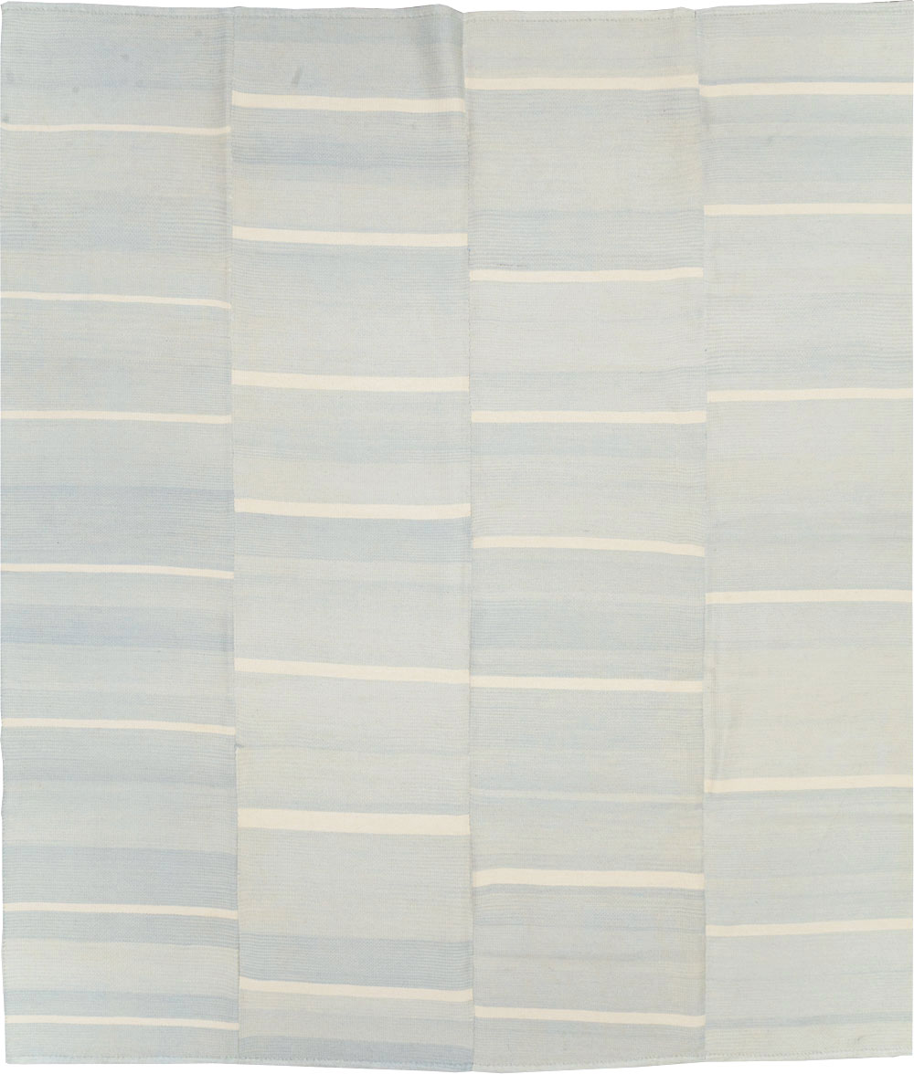 Contemporary Turkish Flatweave Kilim Room Size Carpet, No.31277 - Gsblank