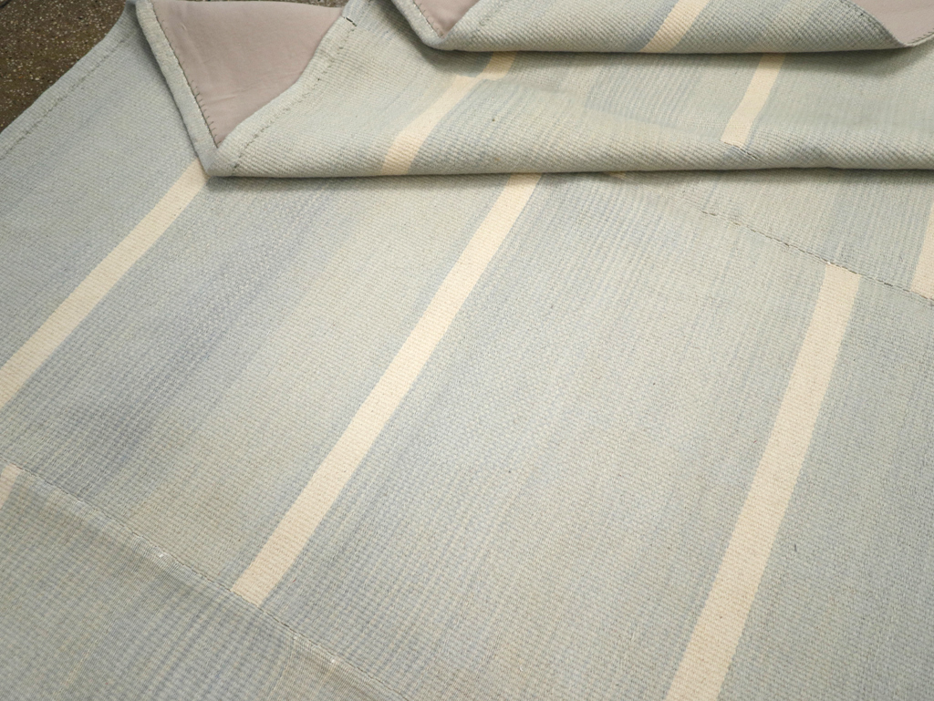 Contemporary Turkish Flatweave Kilim Room Size Carpet, No.31277 - Gsblank