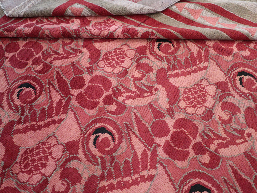 Vintage Belgian Art Deco Room Size Carpet, No.31278 - Gsblank