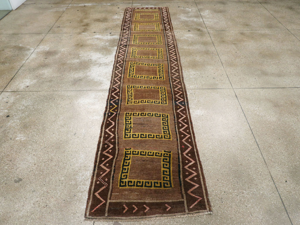 Vintage Turkish Anatolian Tribal Runner, No.31280 - Gsblank