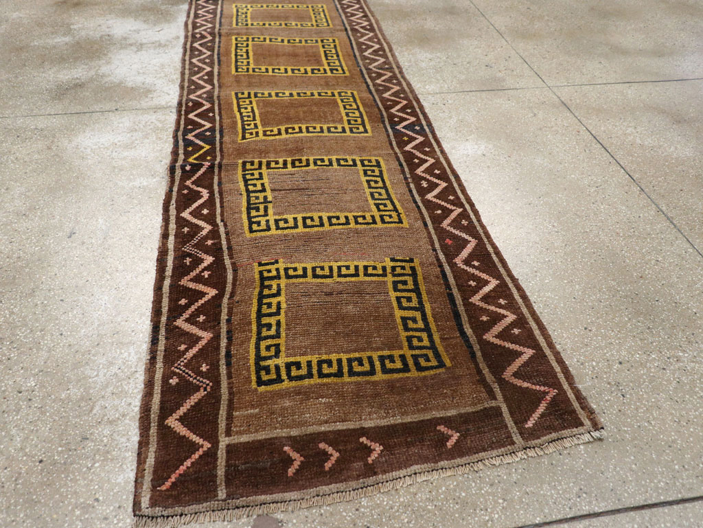 Vintage Turkish Anatolian Tribal Runner, No.31280 - Gsblank