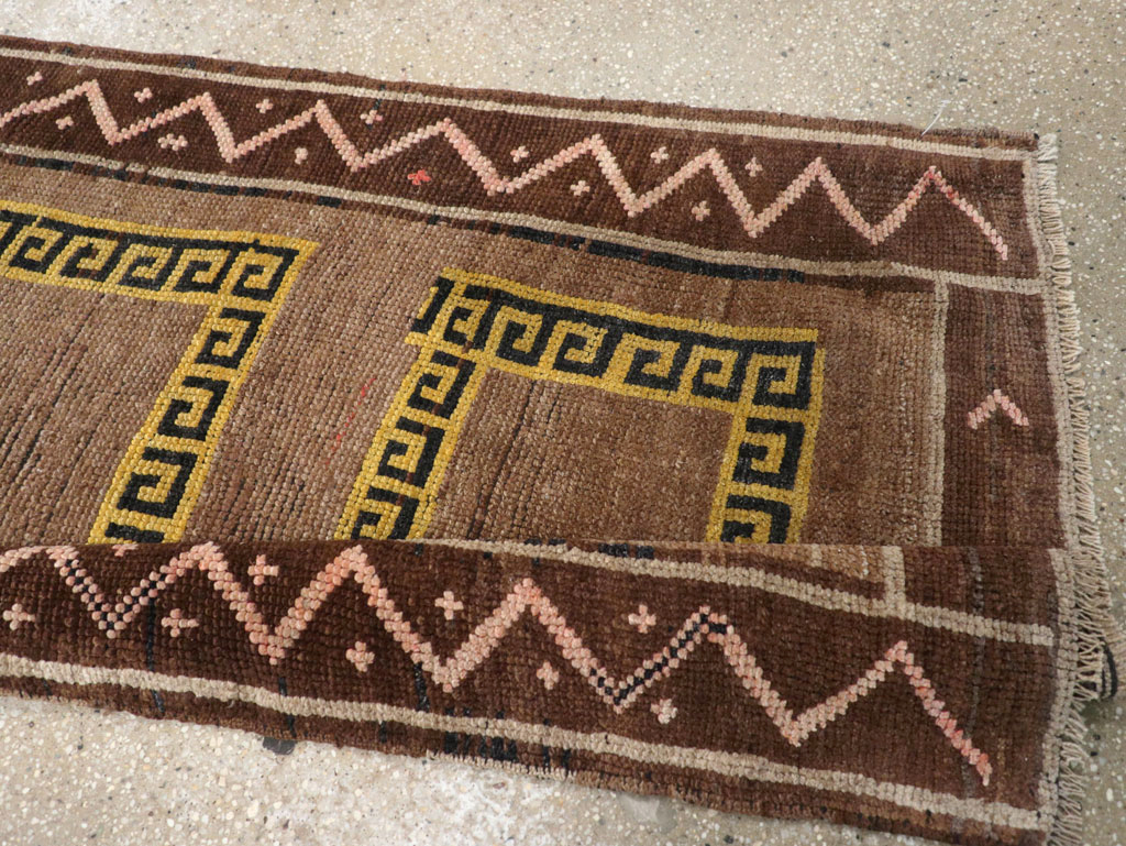 Vintage Turkish Anatolian Tribal Runner, No.31280 - Gsblank