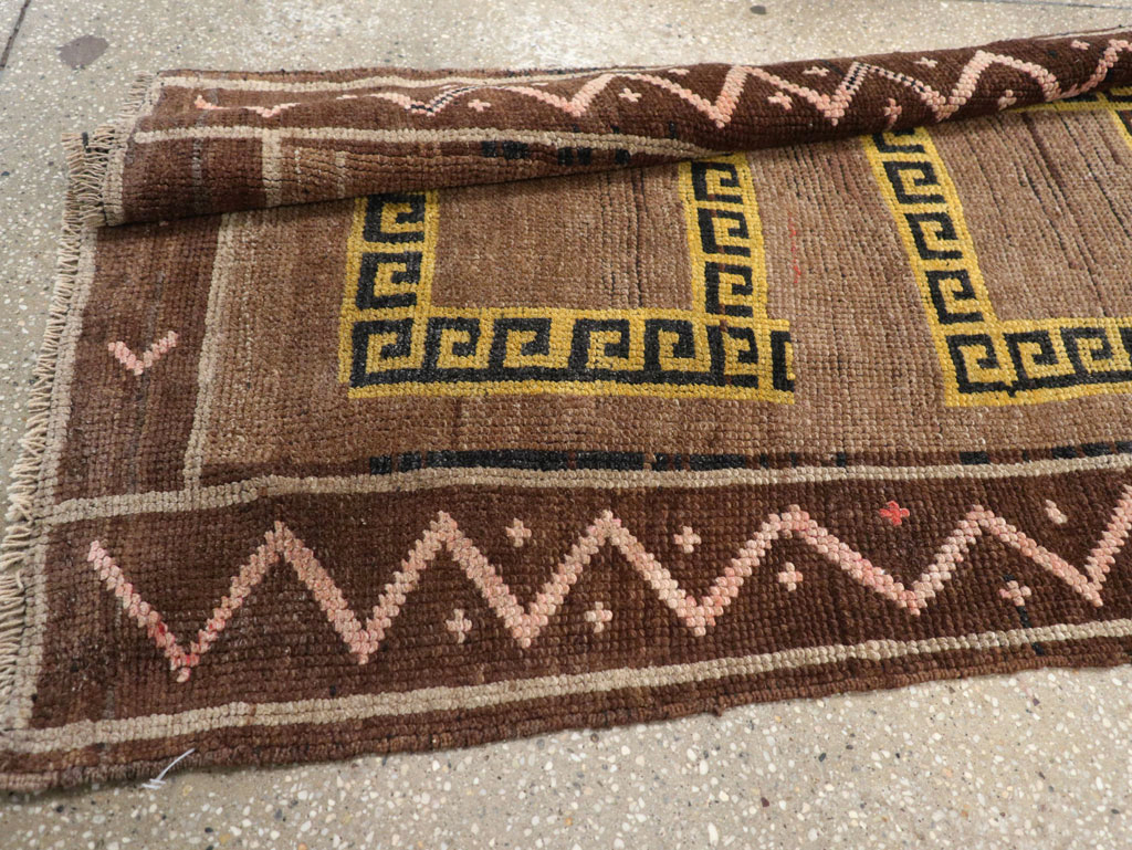 Vintage Turkish Anatolian Tribal Runner, No.31280 - Gsblank