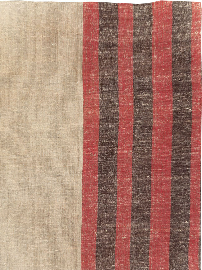 Vintage Turkish Flatweave Kilim Room Size Carpet, No.31284 - Gsblank