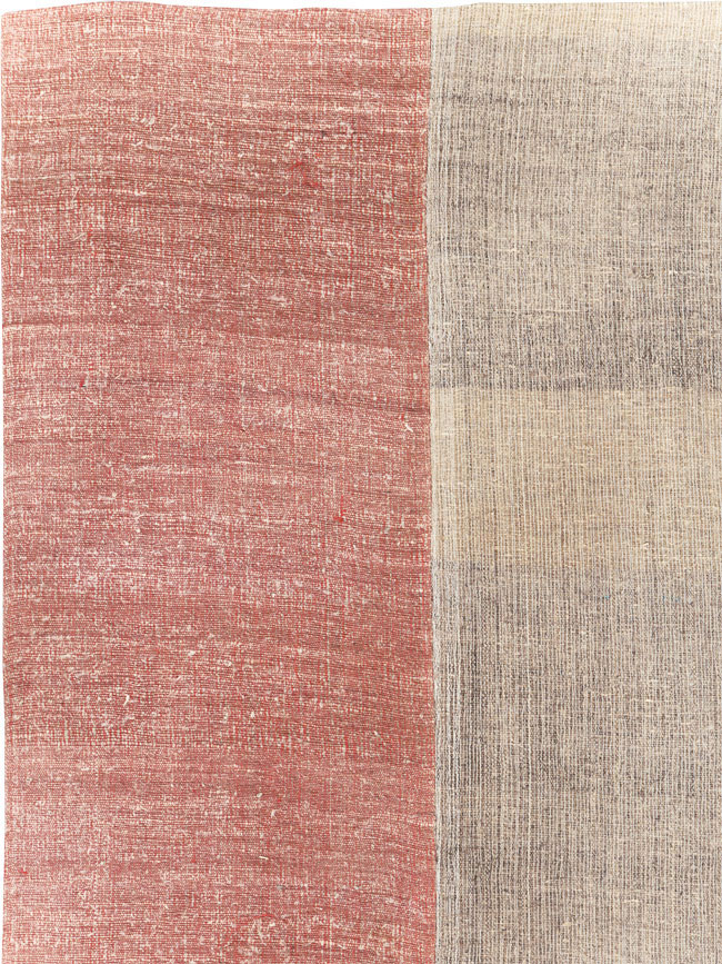 Vintage Turkish Flatweave Kilim Room Size Carpet, No.31289 - Gsblank