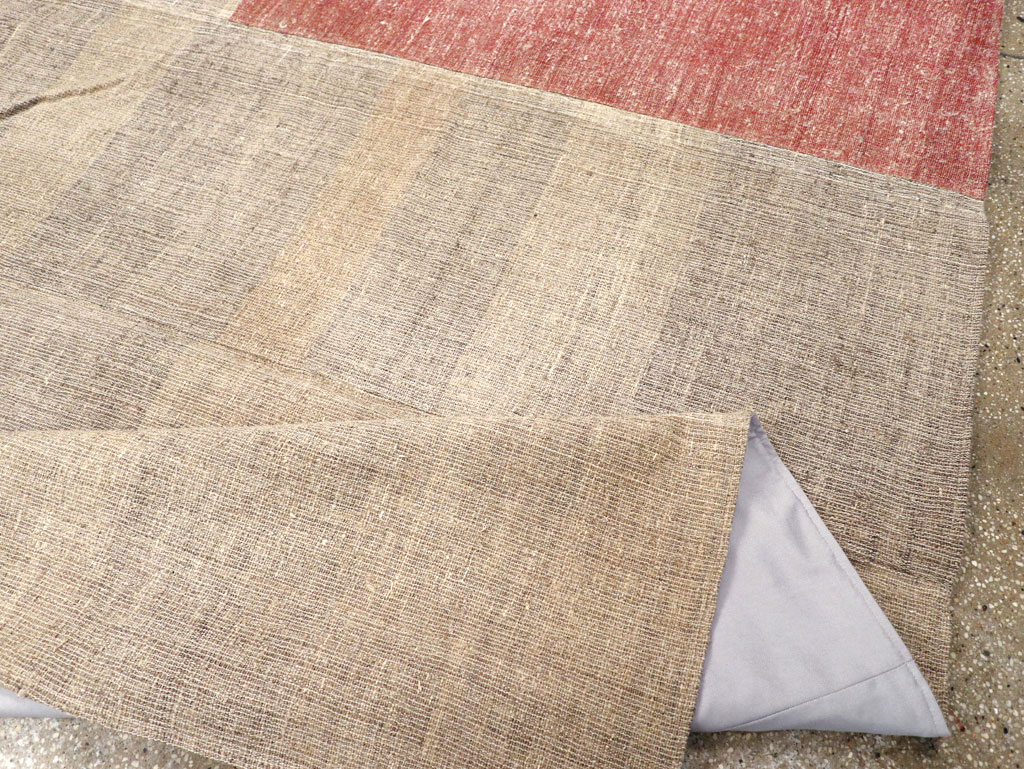 Vintage Turkish Flatweave Kilim Room Size Carpet, No.31289 - Gsblank