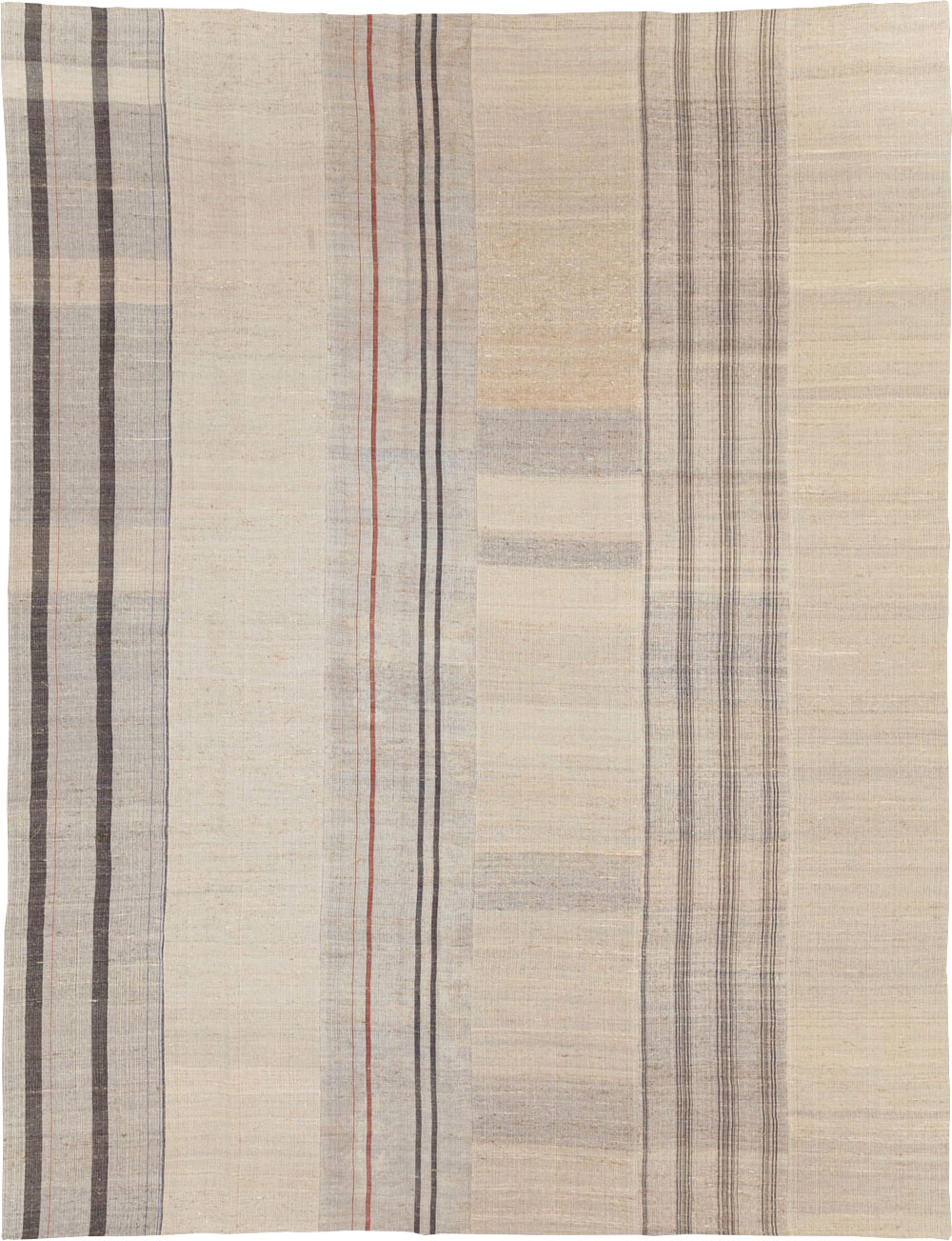 Vintage Turkish Flatweave Kilim Room Size Carpet, No.31290 - Gsblank