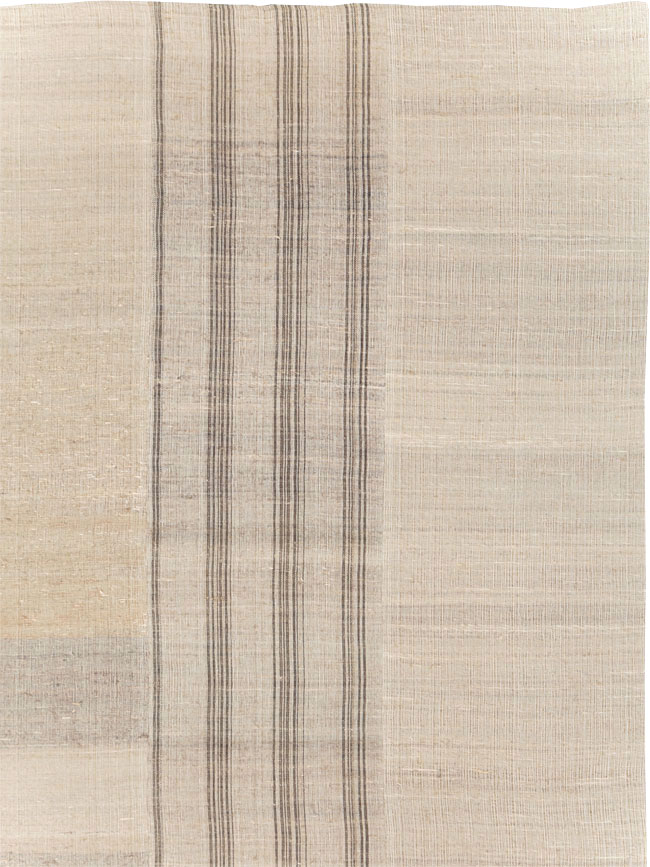 Vintage Turkish Flatweave Kilim Room Size Carpet, No.31290 - Gsblank