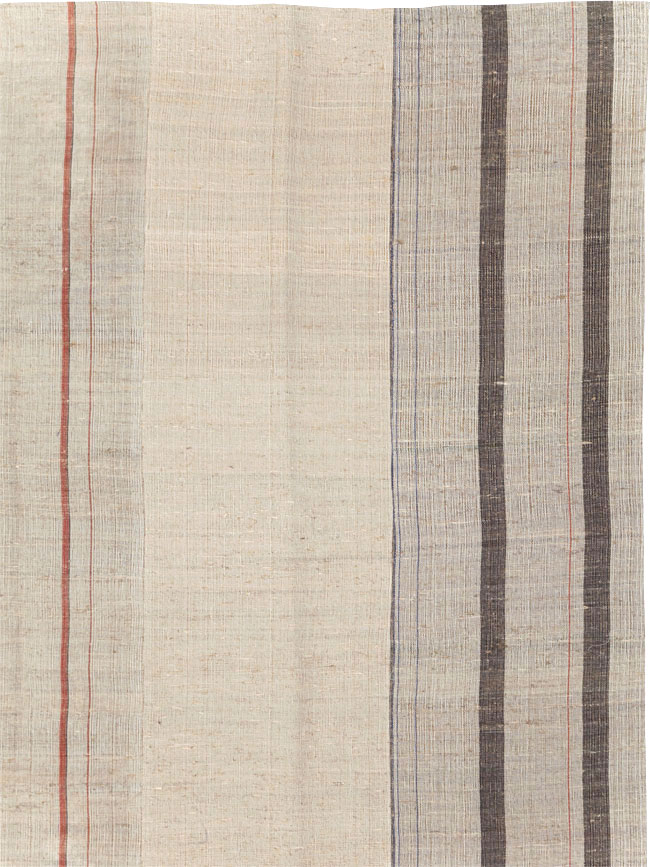 Vintage Turkish Flatweave Kilim Room Size Carpet, No.31290 - Gsblank