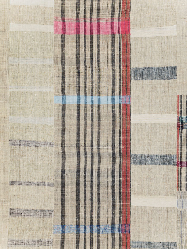 Vintage Turkish Flatweave Kilim Room Size Carpet, No.31297 - Gsblank