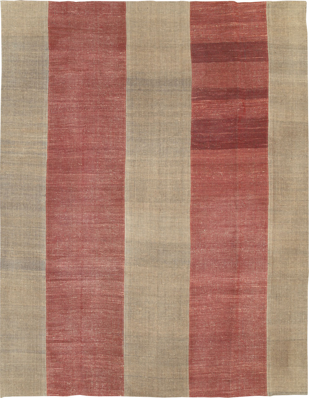 Vintage Turkish Flatweave Kilim Room Size Carpet, No.31306 - Gsblank