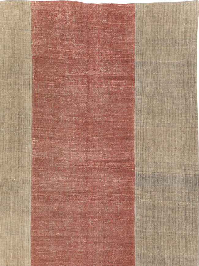 Vintage Turkish Flatweave Kilim Room Size Carpet, No.31306 - Gsblank