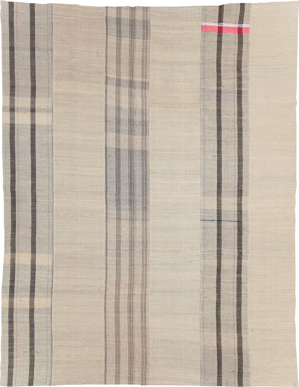 Vintage Turkish Flatweave Kilim Room Size Carpet, No.31307 - Gsblank