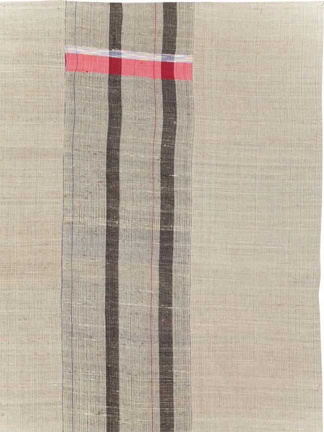 Vintage Turkish Flatweave Kilim Room Size Carpet, No.31307 - Gsblank