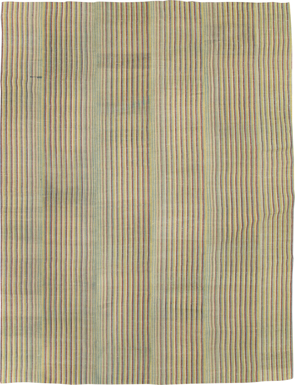 Vintage Turkish Flatweave Kilim Room Size Carpet, No.31309 - Gsblank